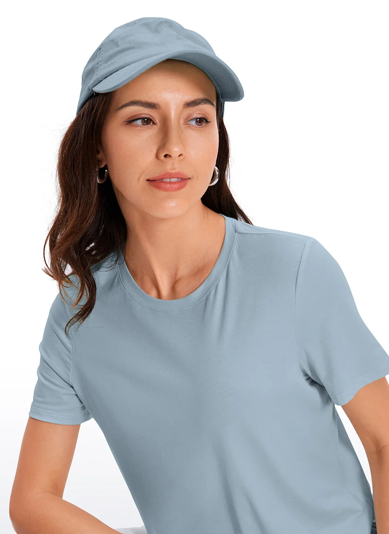 Pima Cotton Round Neck Short Sleeve