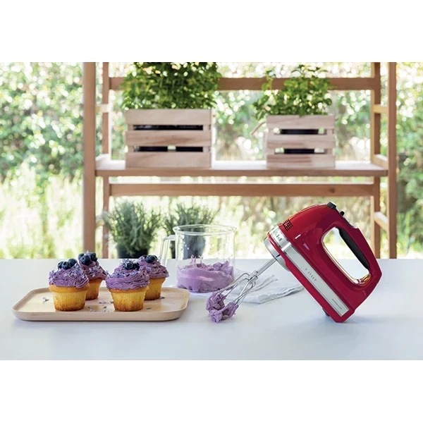 Batteur à main 9 vitesses empire 85 W 5KHM9212EER rouge Kitchenaid