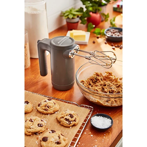 Batteur à main électrique sans fil 7 vitesses gris mat 5KHMB732EDG Kitchenaid