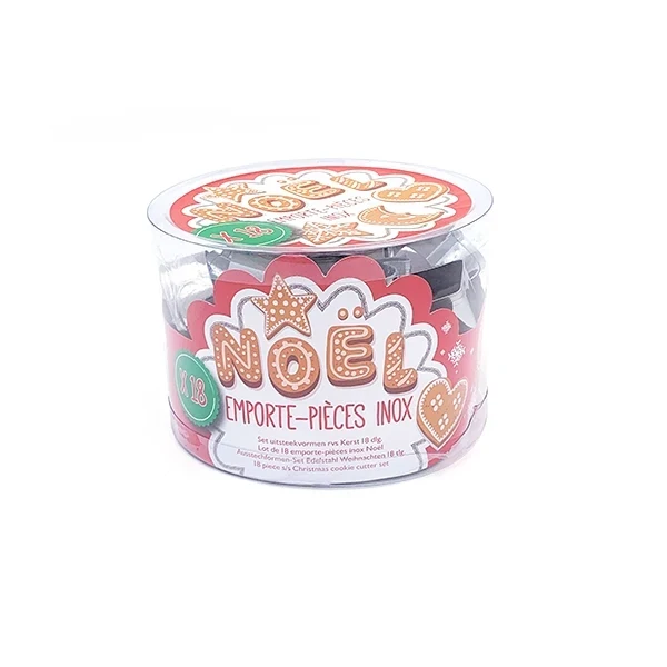 Boîte 18 découpoirs inox Noël Patisse