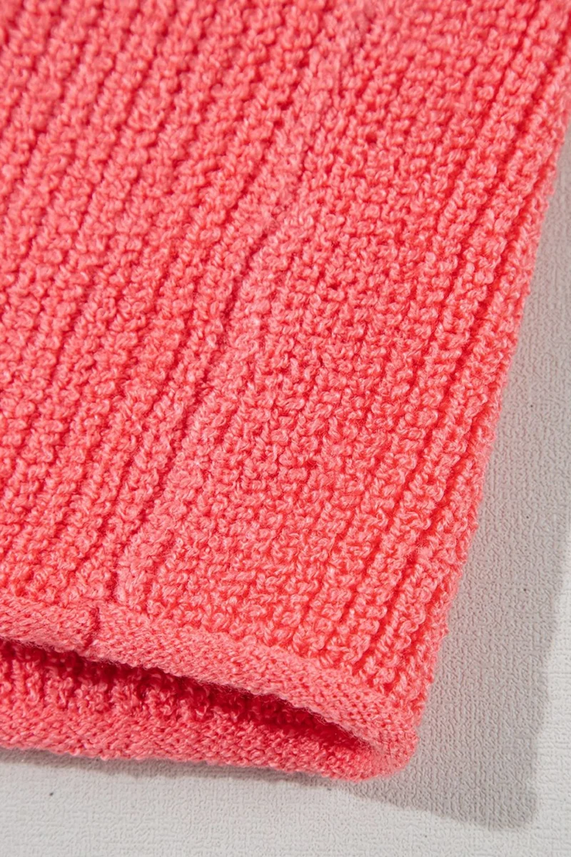 Gilet pull col V à double lien