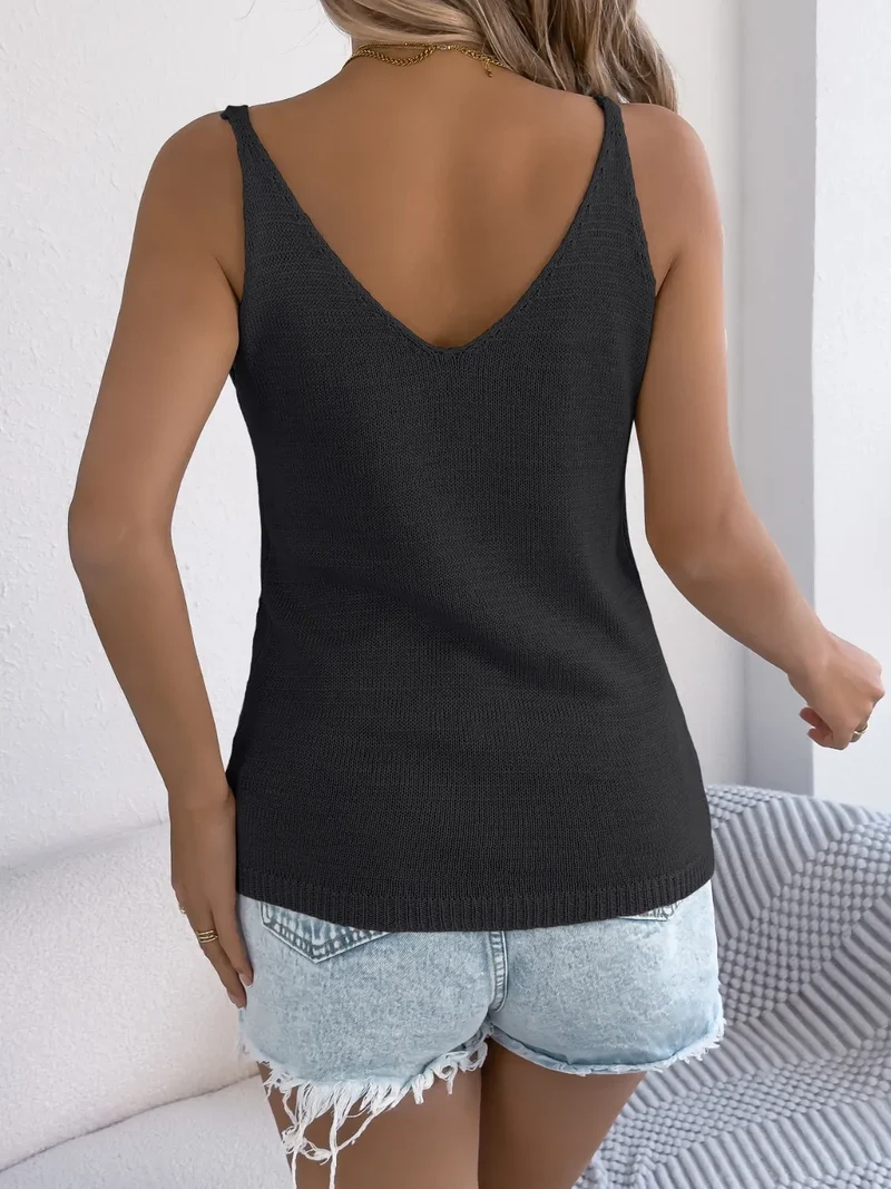 Gilet pull col V boutonné en maille torsadée