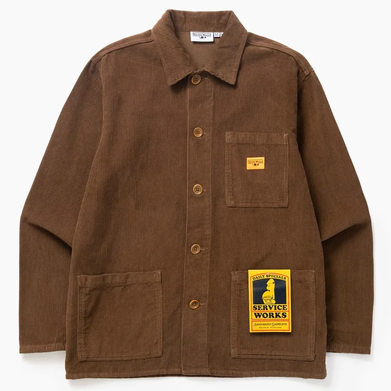 Corduroy Chore Shirt Bark