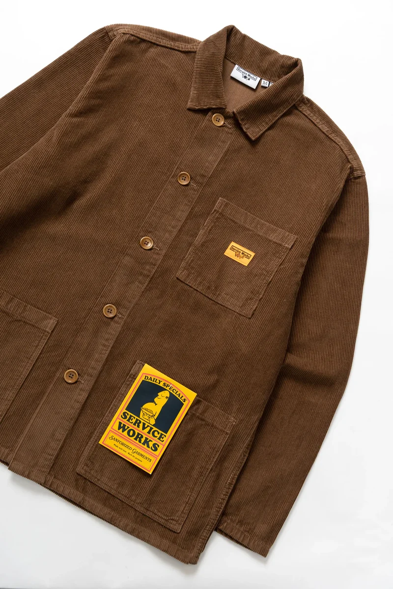 Corduroy Chore Shirt Bark