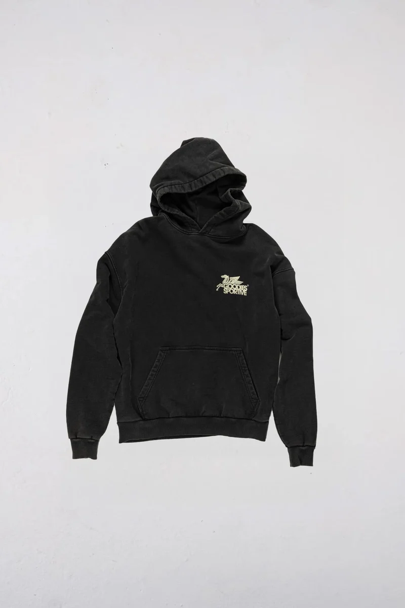 Vintage Black Pegasus Hoodie