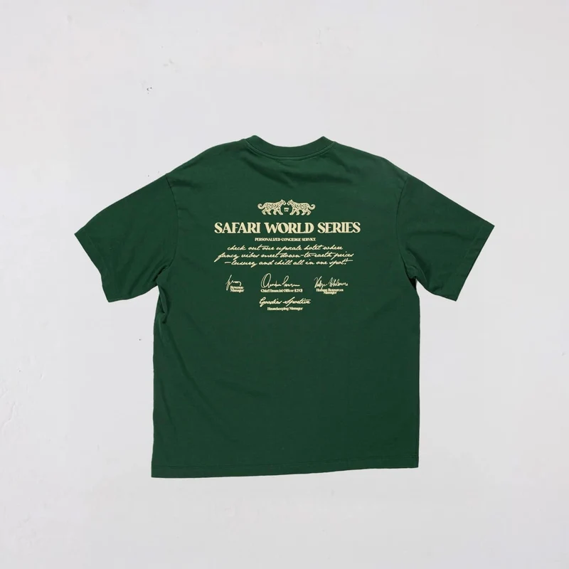 Safari World Series Green Tee