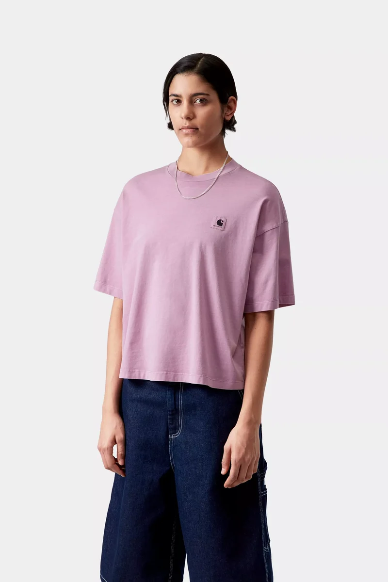 W S/S Nelson T-Shirt Gentle Purple