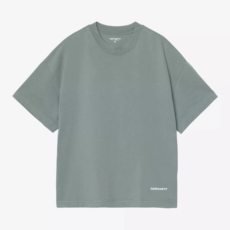 S/S Link Script T-Shirt Velvet Green