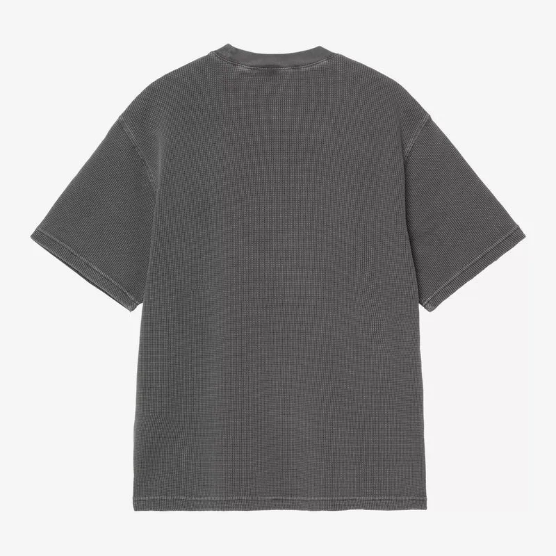 S/S Nelson Waffle T-Shirt Black