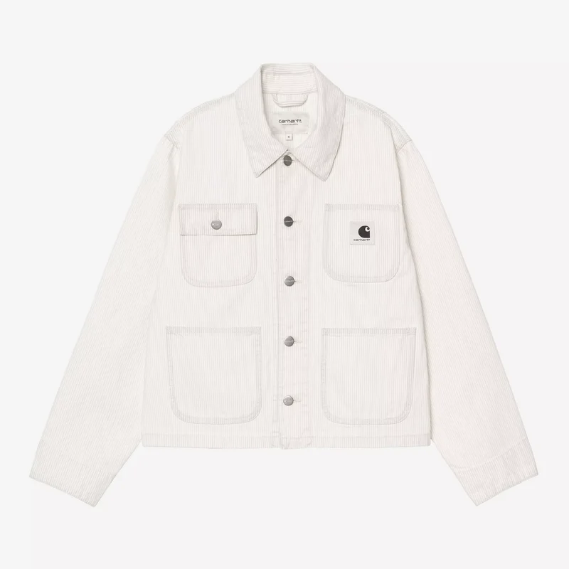 W Mercer Chore Coat Graphite Bleached