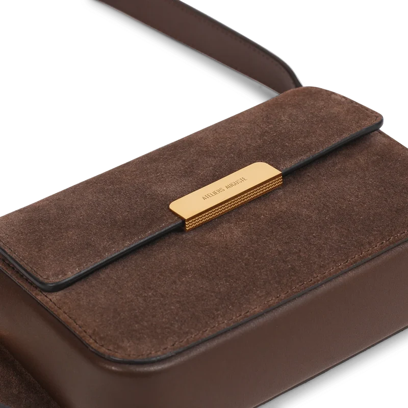 Roquette - Cuir Velours Chocolat