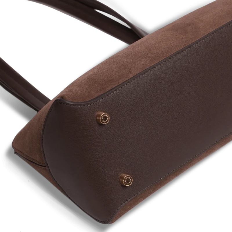 Passy - Cuir Velours Chocolat