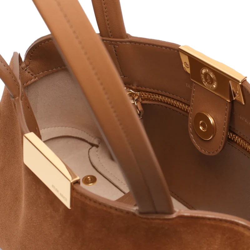 Passy - Cuir Velours Camel