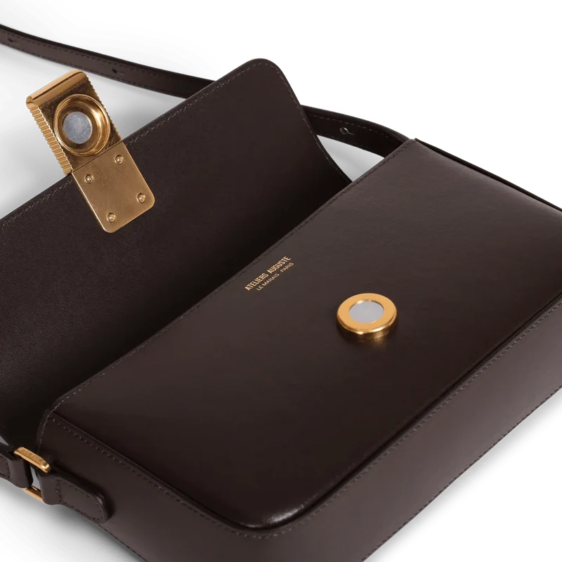 Monceau Baguette - Cuir Box Chocolat