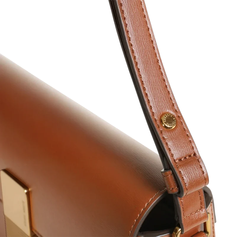Monceau Baguette - Cuir Box Camel