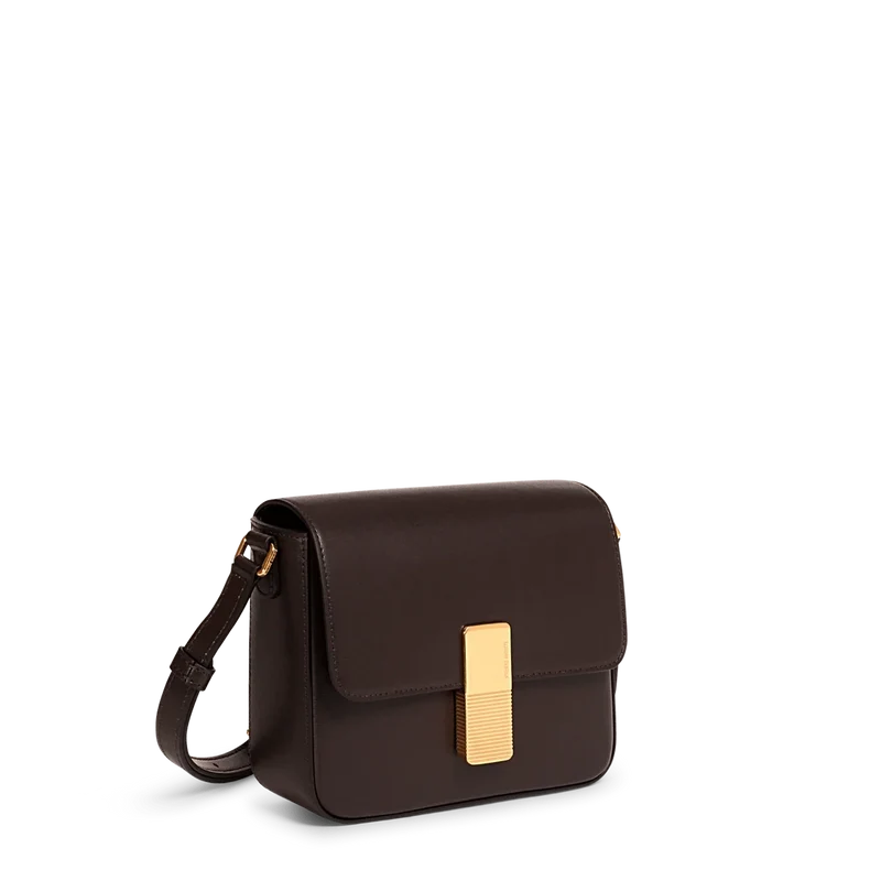 Mini Monceau - Cuir Box Chocolat