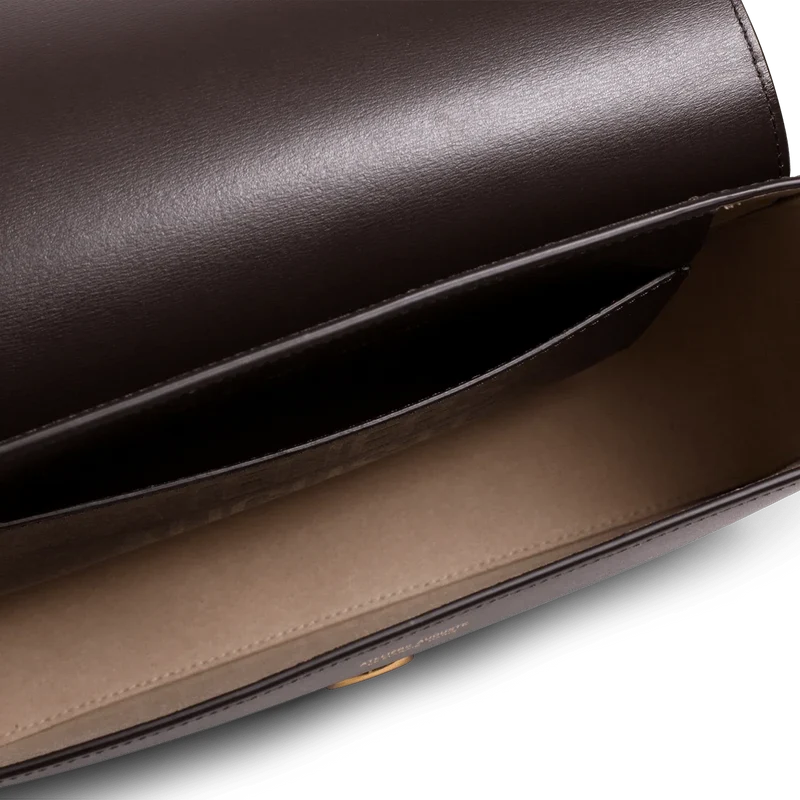 Mini Monceau - Cuir Box Chocolat