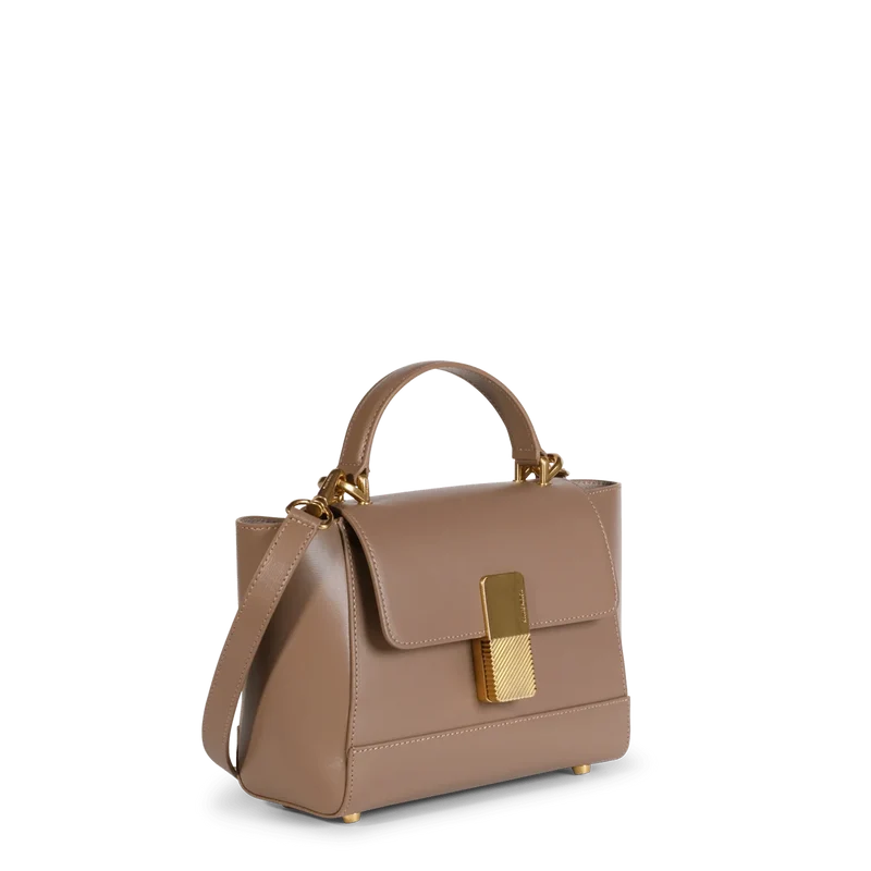 Mini Marly - Cuir Box Taupe