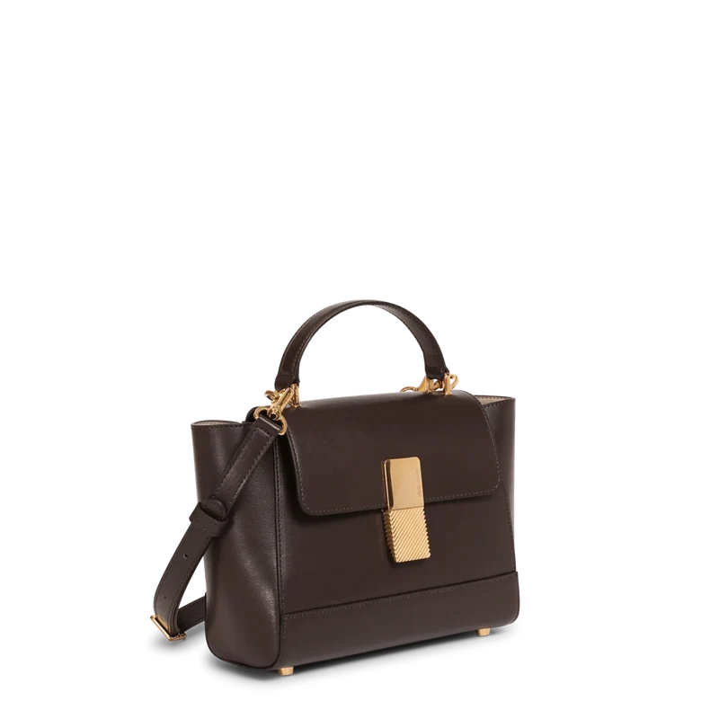 Mini Marly - Cuir Box Chocolat