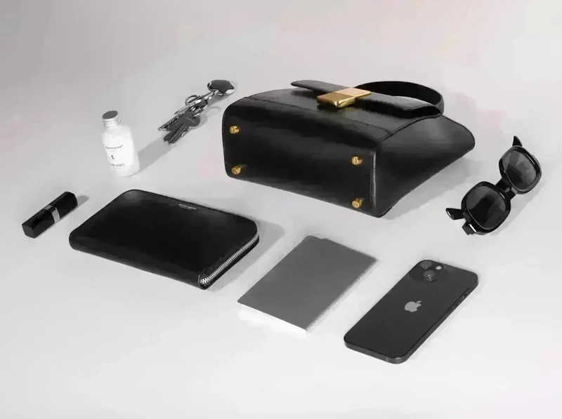 Mini Marly - Cuir Box Chocolat