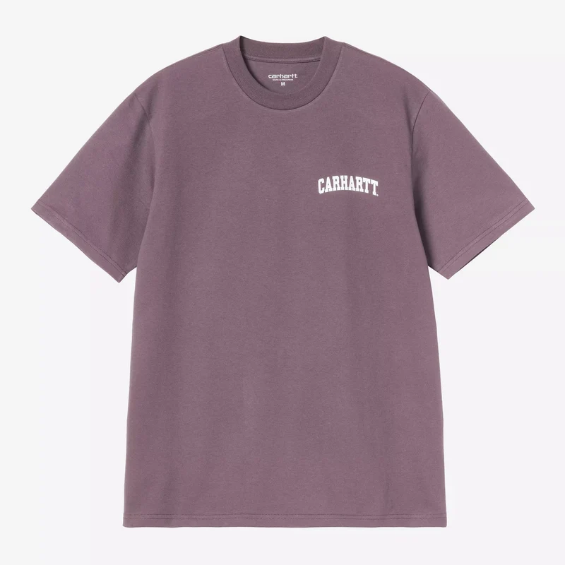 S/S University Script T-Shirt Phlox