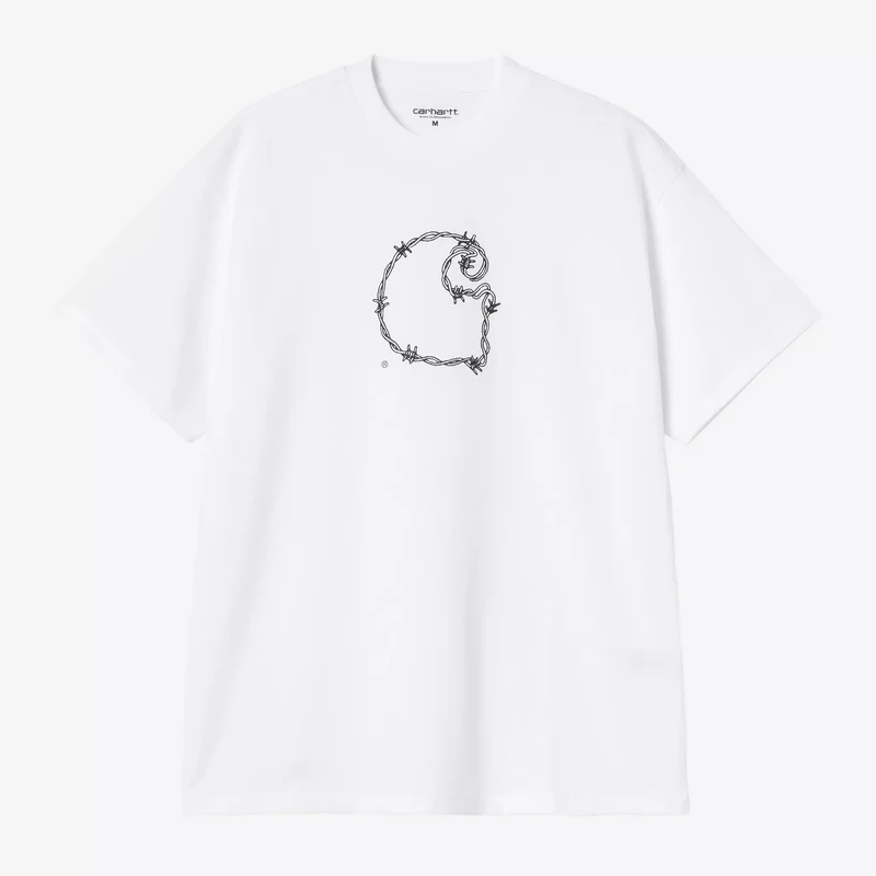S/S Barbwire T-Shirt White