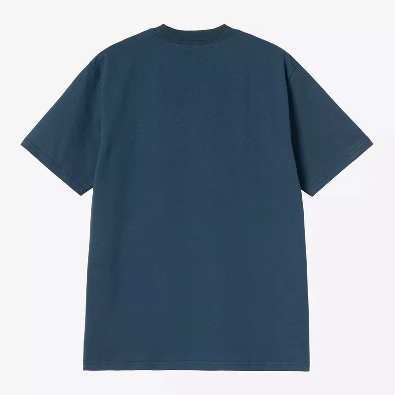 S/S University Script T-Shirt Blue River