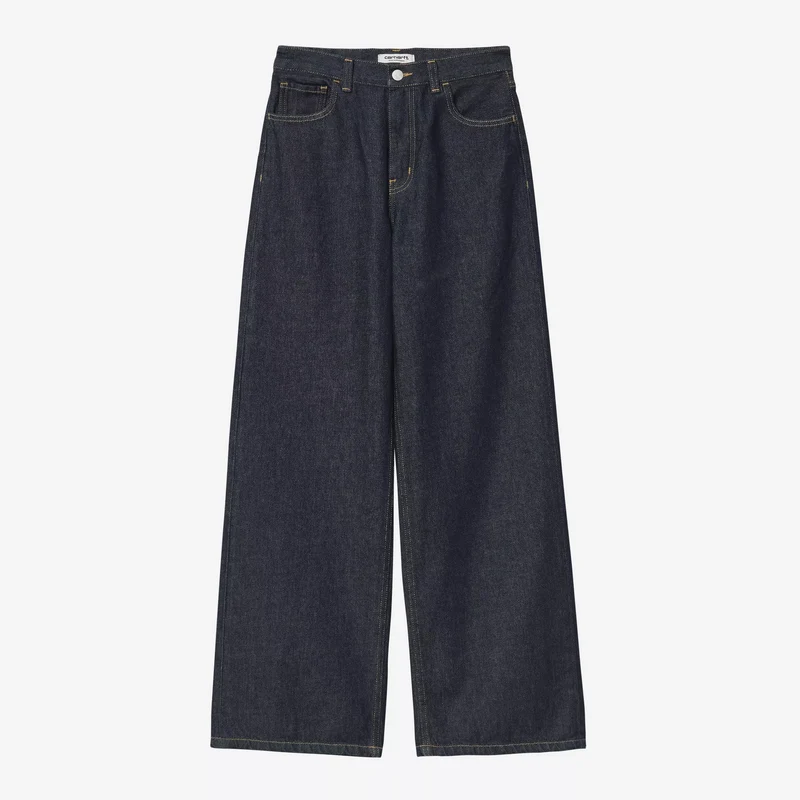 W Jane Pant Blue Rinsed
