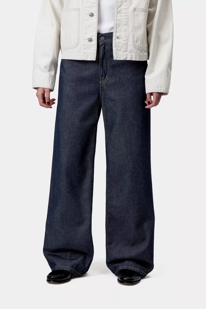 W Jane Pant Blue Rinsed
