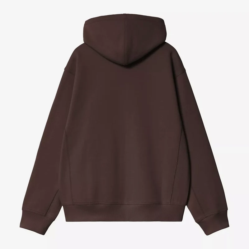 Hooded American Script Jacket Palisander
