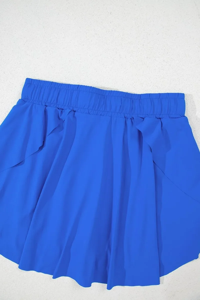Jupes-shorts actives à cordon de serrage
