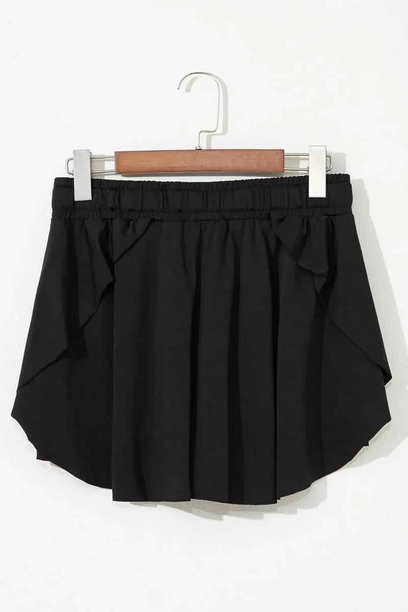 Jupes-shorts actives à cordon de serrage