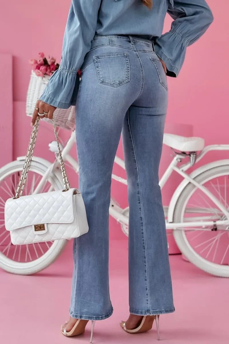 Jean bootcut avec poches