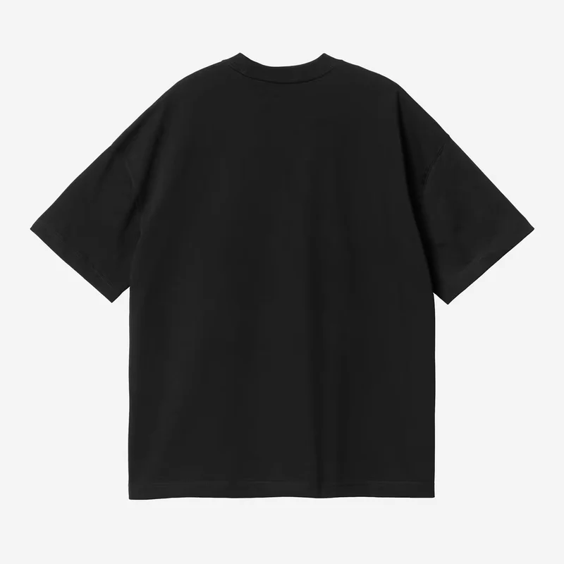 S/S Link Script T-Shirt Black