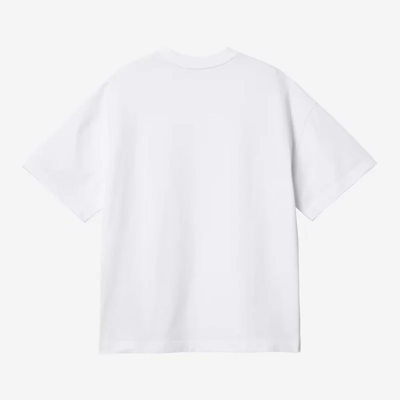 S/S Link Script T-Shirt White