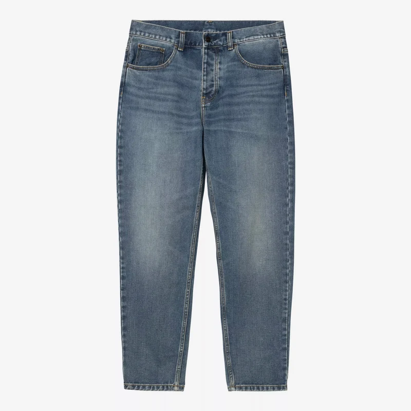 Newel Pant Blue Dark Used Wash