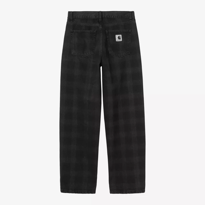 W Everson Pant Black Stone Wash