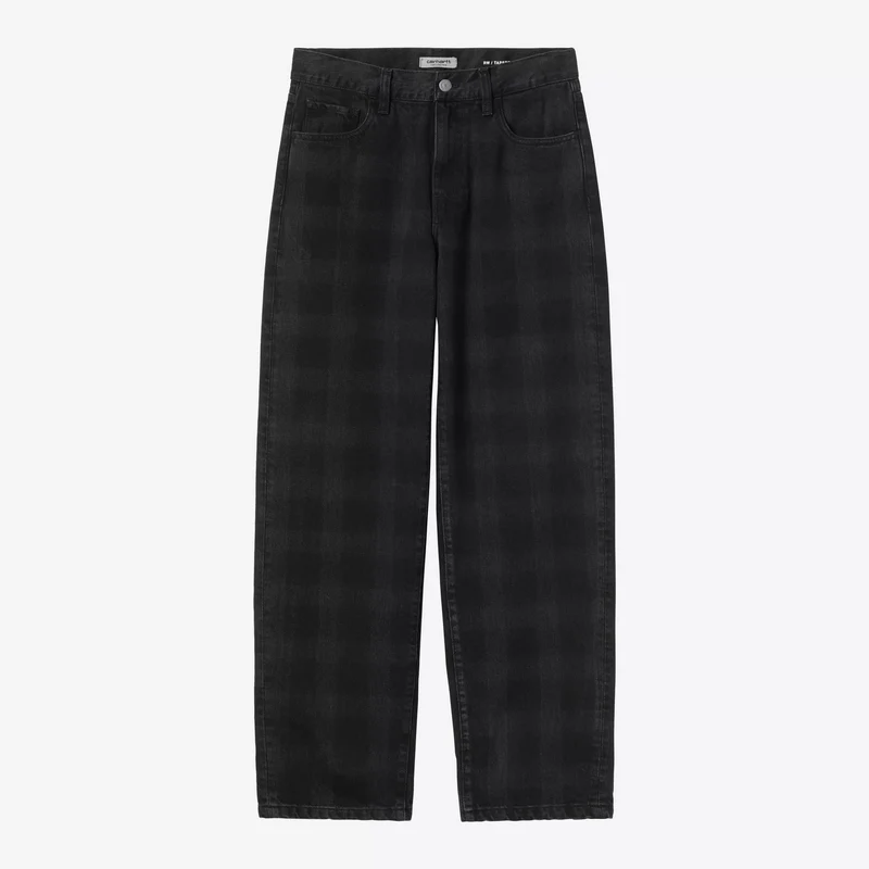 W Everson Pant Black Stone Wash