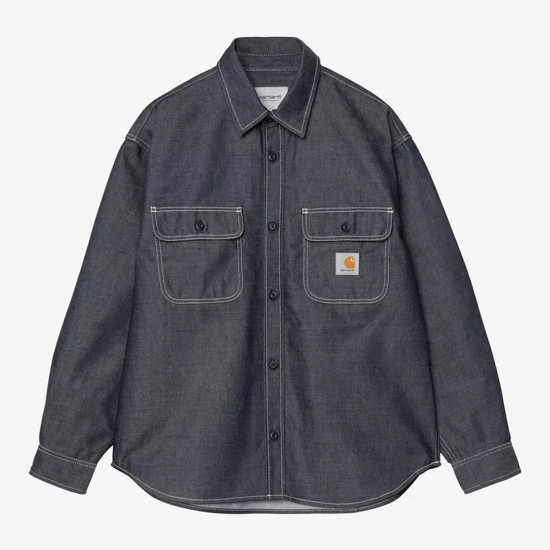 Tigan Shirt Jac Blue Rigid