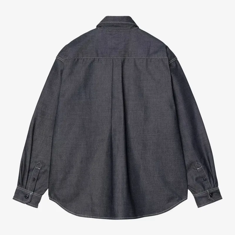 Tigan Shirt Jac Blue Rigid