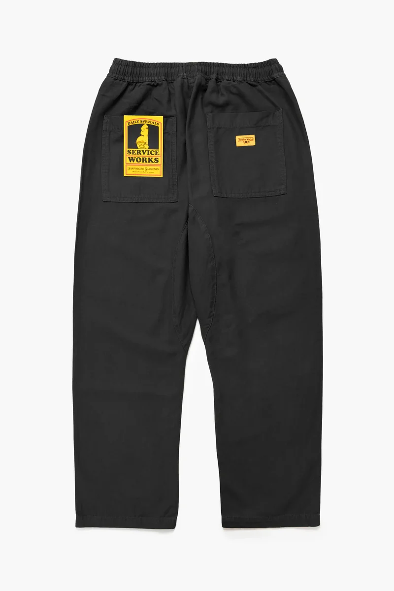 Classic Chef Pants Black