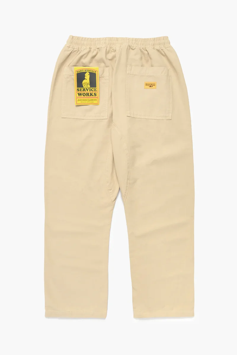 Classic Chef Pants Pale Khaki