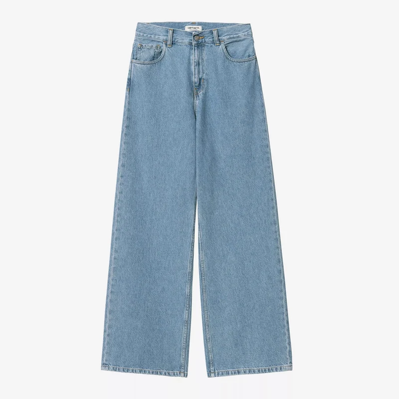 W Jane Pant Blue Heavy Stone Washed