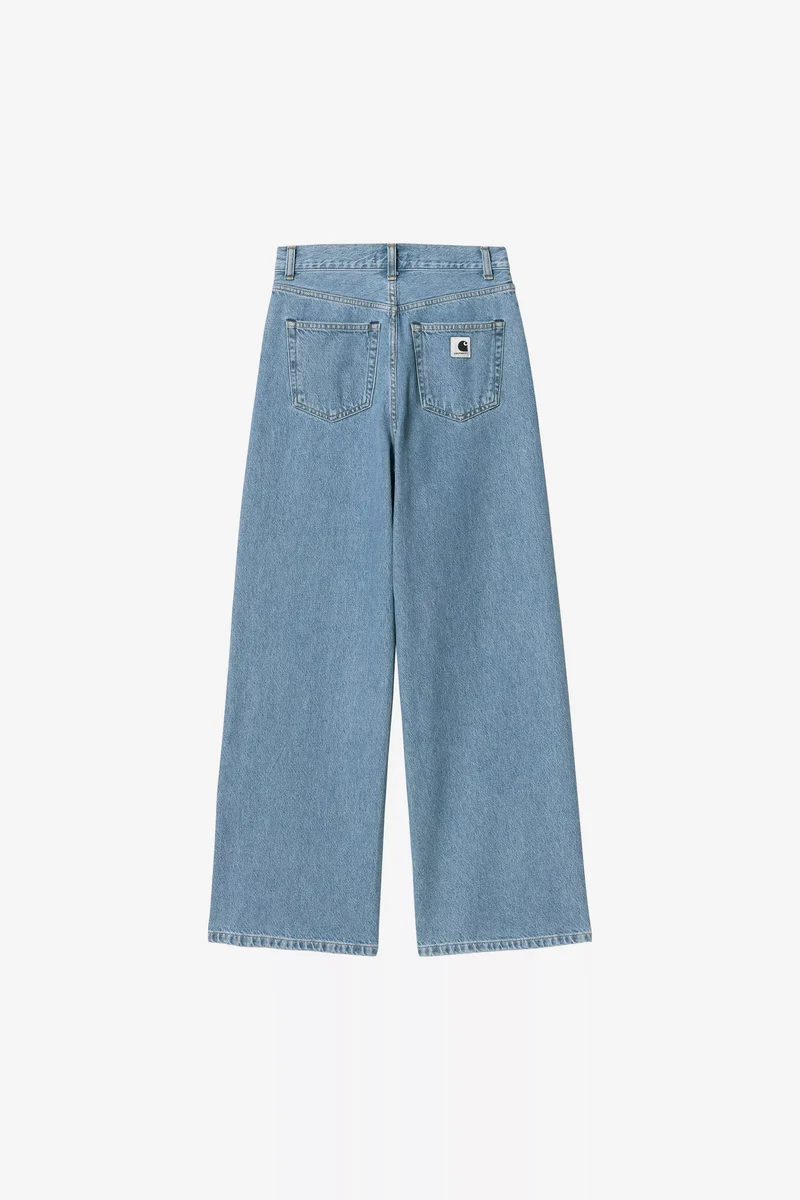 W Jane Pant Blue Heavy Stone Washed