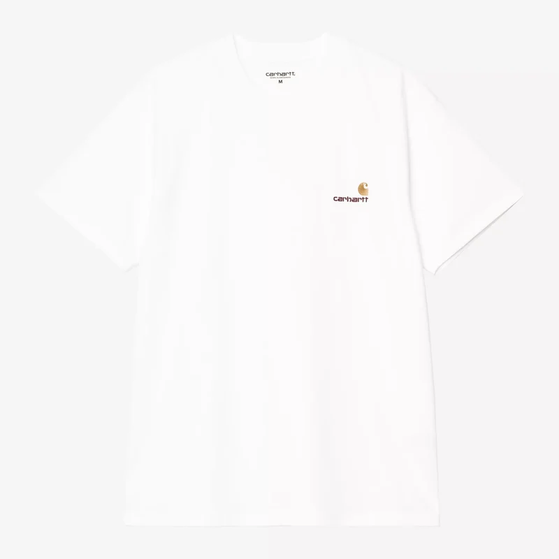 S/S American Script T-shirt White