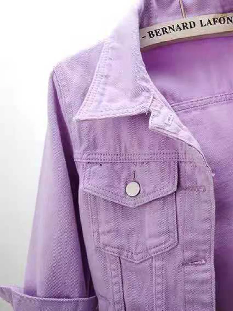 Veste courte en jean grande taille