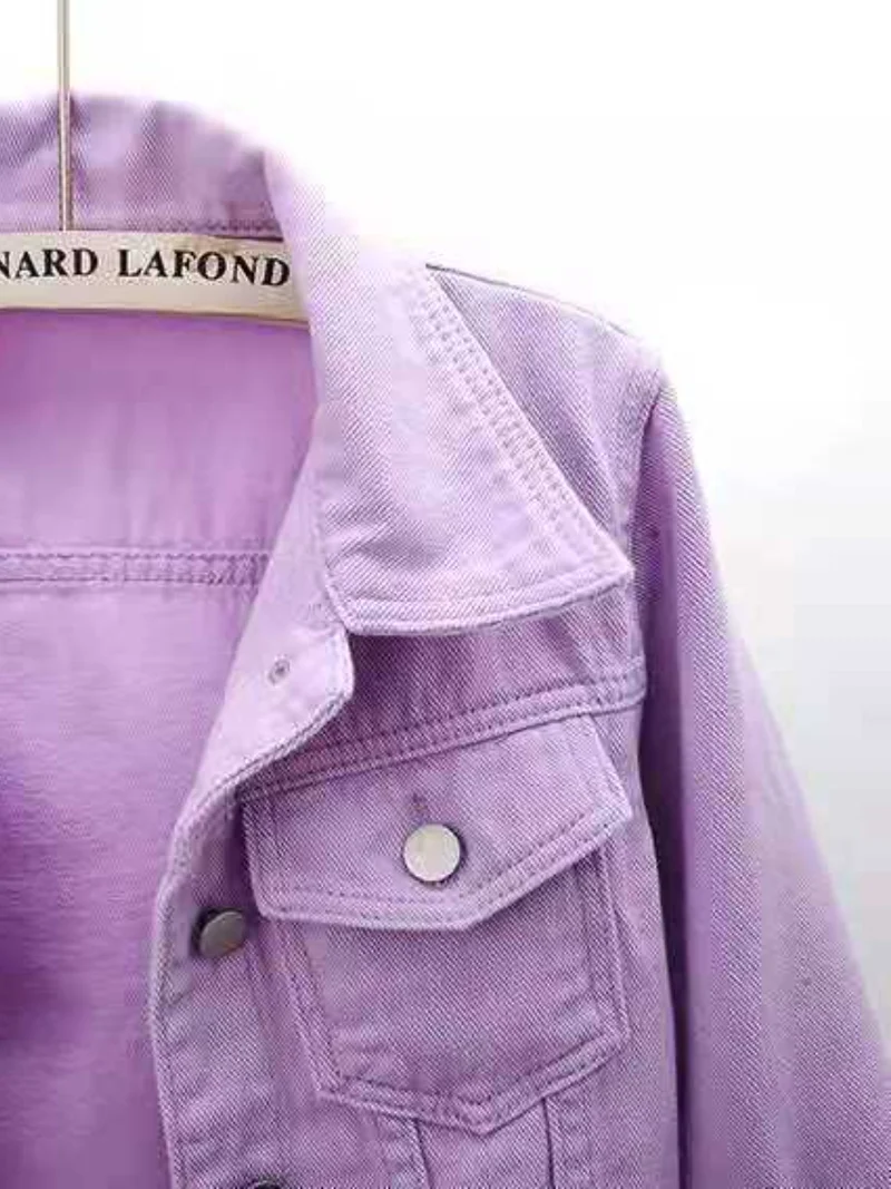 Veste courte en jean grande taille