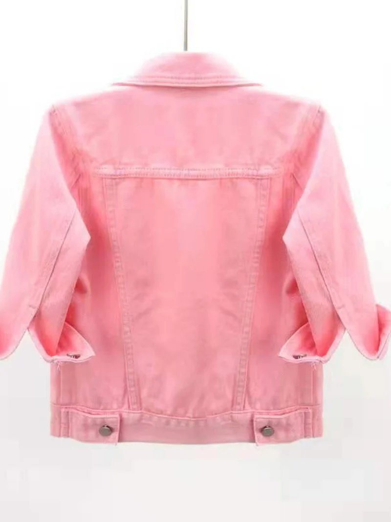 Veste courte en jean grande taille