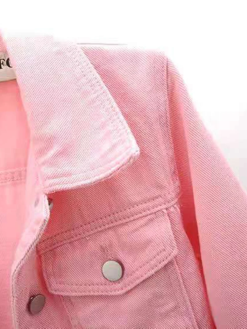 Veste courte en jean grande taille