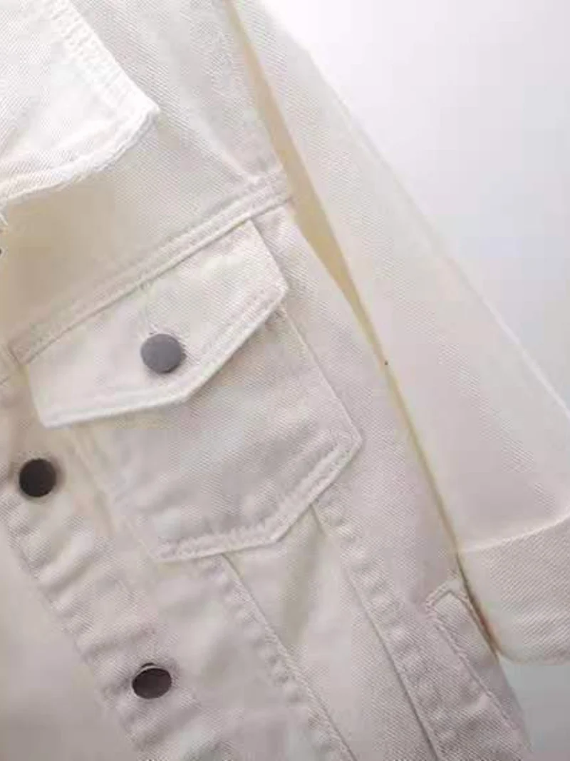 Veste courte en jean grande taille